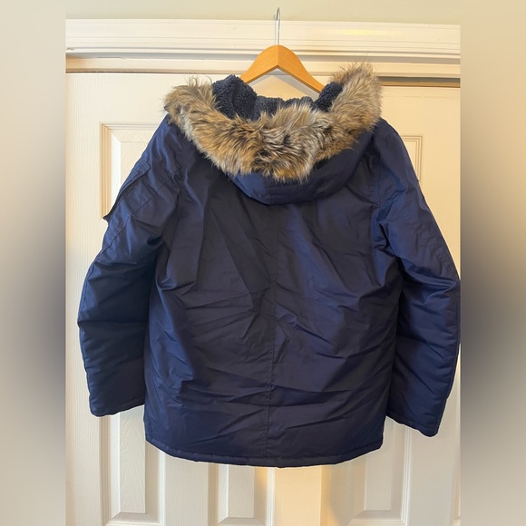 Boys Ralph Lauren Navy Blue Coat - Picture 5 of 7